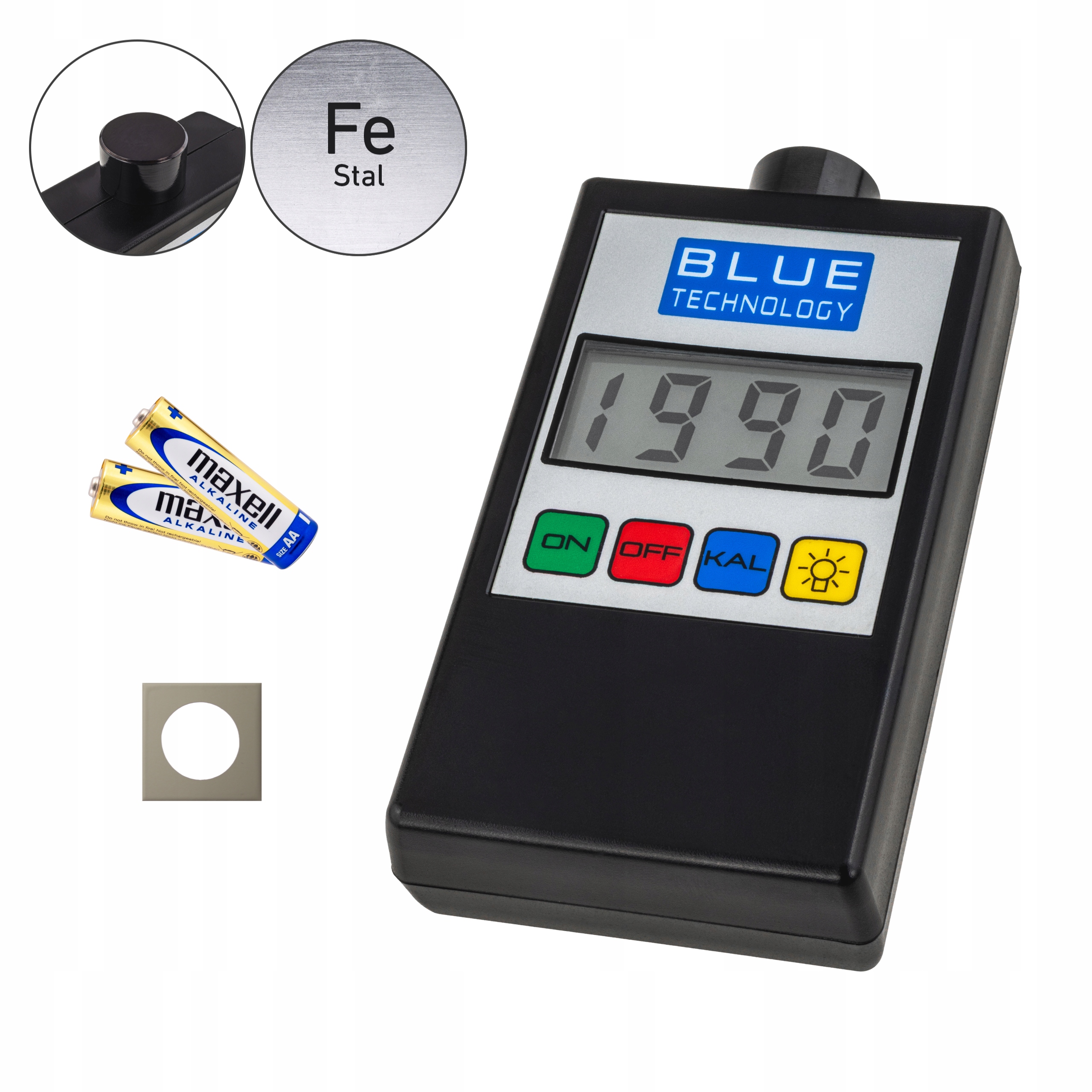 Měřič tloušťky laku Senzor Tester MGR-11-FE Plochá sonda pro ocel