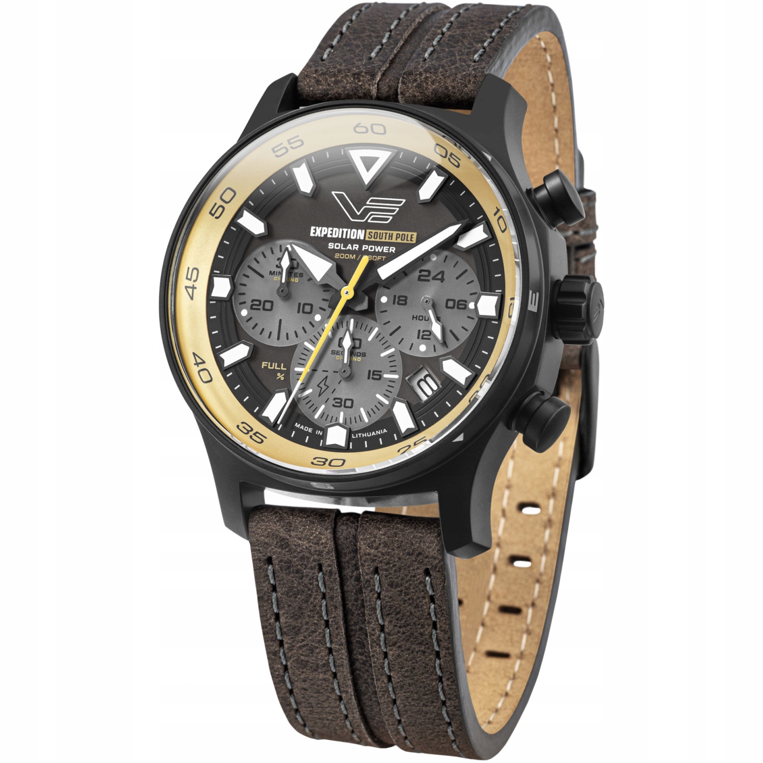 Pánské Hodinky Vostok Europe VR42-592C763, hnědý řemínek