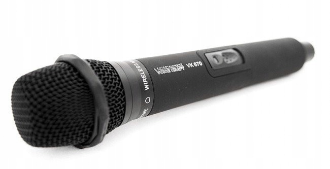 Mikrofony Bezprzewodowe Stacja Ładująca UHF VK675 Model vk675