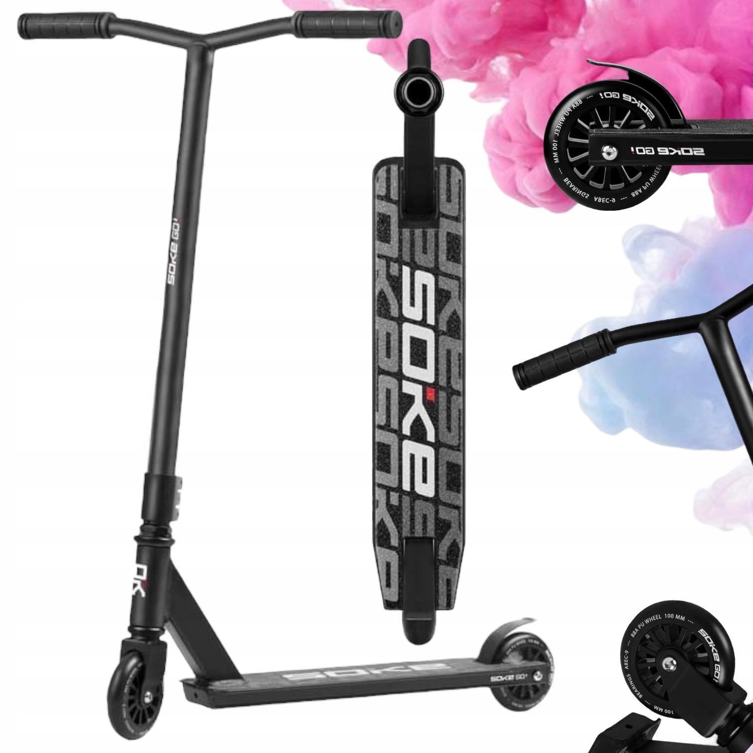 

Hulajnoga Wyczynowa ABEC-9 Carbon Kierownica 360°