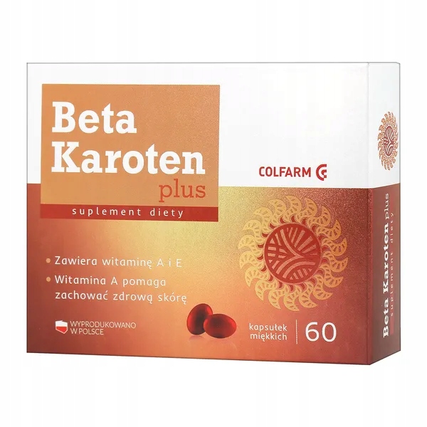 Beta Karoten Plus 60 kapsułek Colfarm 13952082468 Allegro.pl
