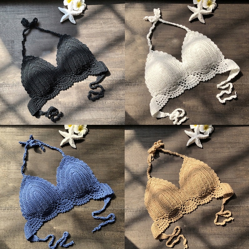 CROP TOP KORONKA SZYDEŁKO SEXY WYCIĘCIA BEZ PLECÓW Marka inna