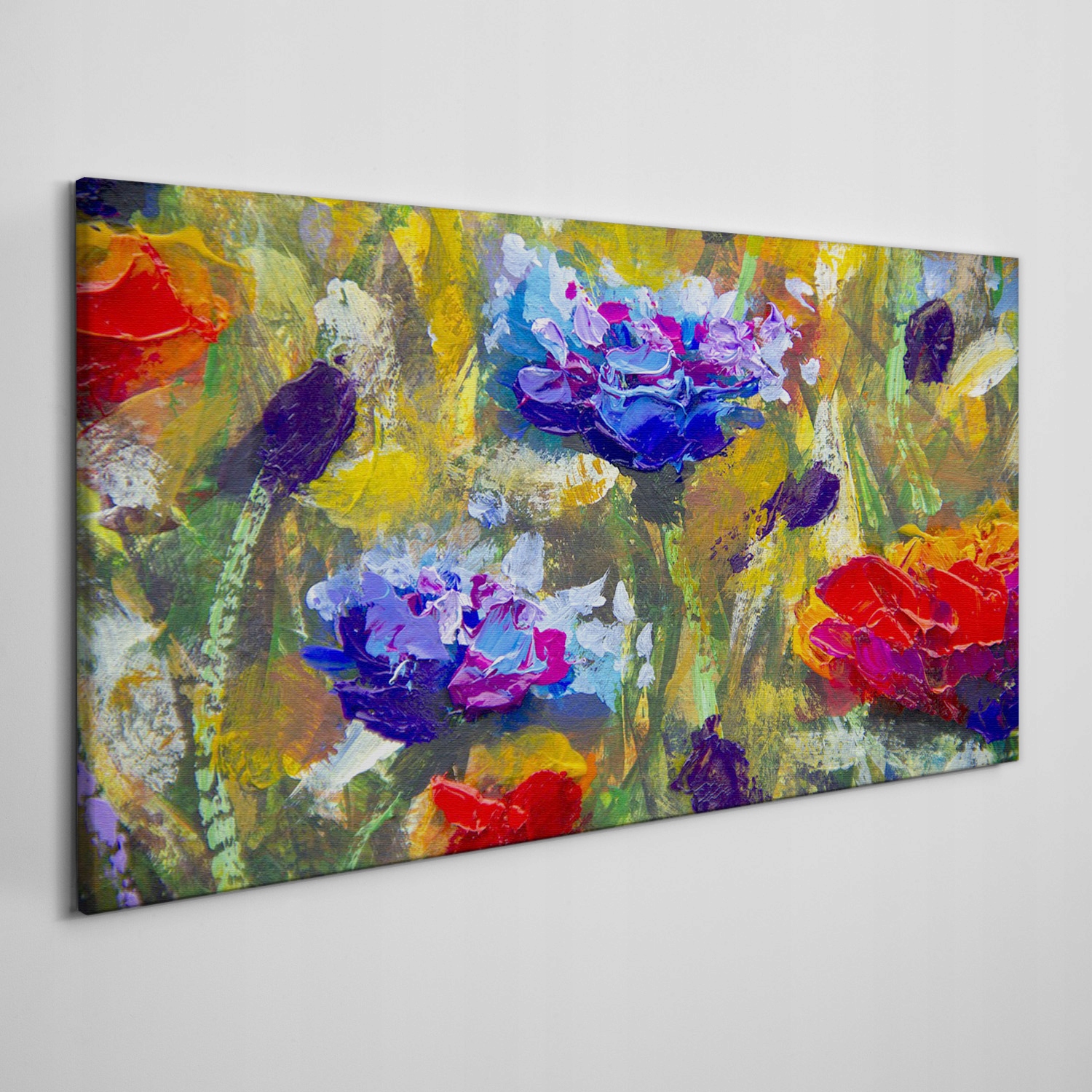 

Nowoczesny foto-obraz na płótnie Kwiaty 120x60 cm