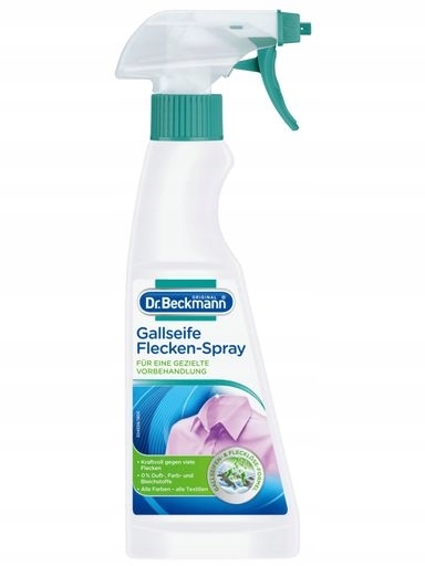 Levně 5X Dr. Beckmann Sprej odstraňovač skvrn, šedé mýdlo 250 ml