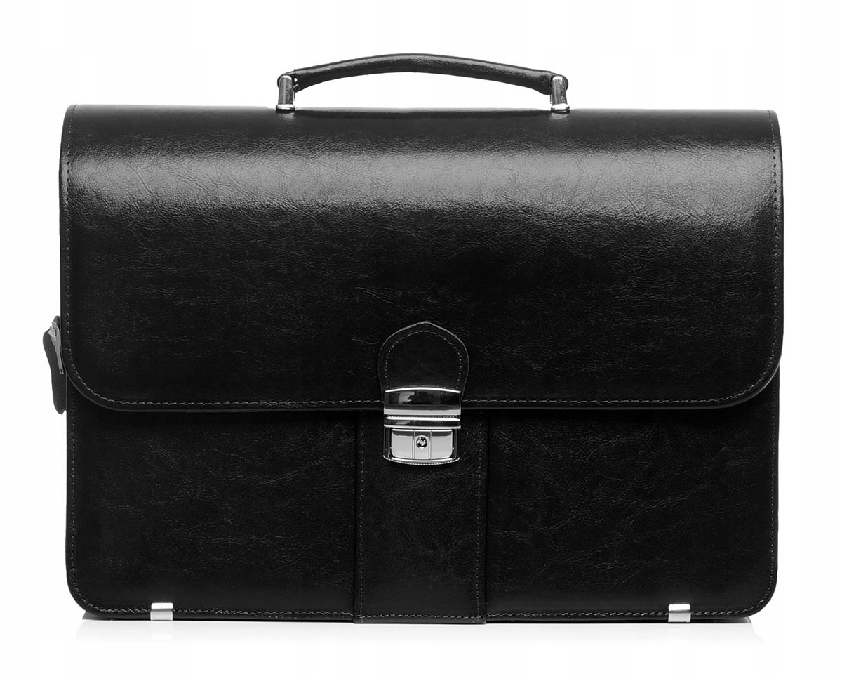 SKÓRZANA AKTÓWKA TECZKA NA DOKUMENTY SOLOME TH02 CZARNY EAN (GTIN) 5905817900404