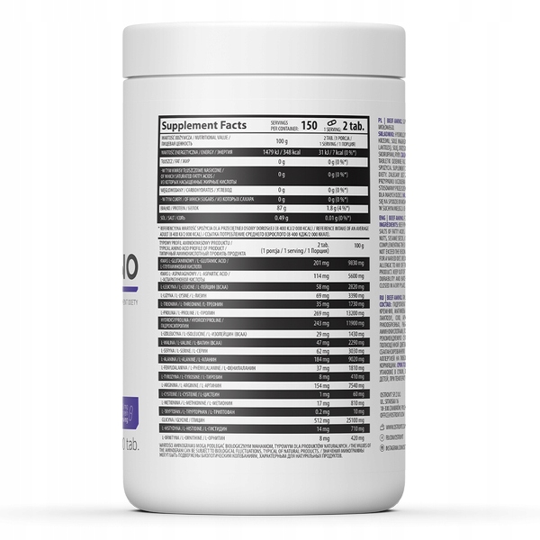 UNIVERSAL 100% Beef Amino 400 tab Aminokwasy Wołowe BCAA Regeneracja — 5