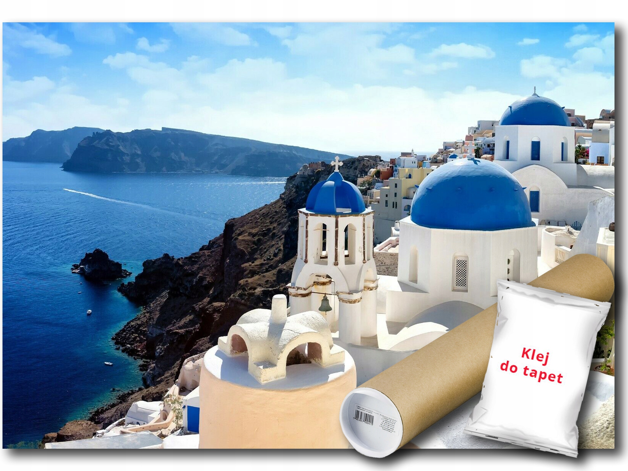 Vinylová Fototapeta Řecko Santorini 312x219