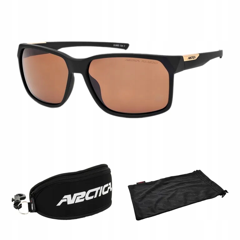 Arctica S345C Sluneční brýle černohnědé