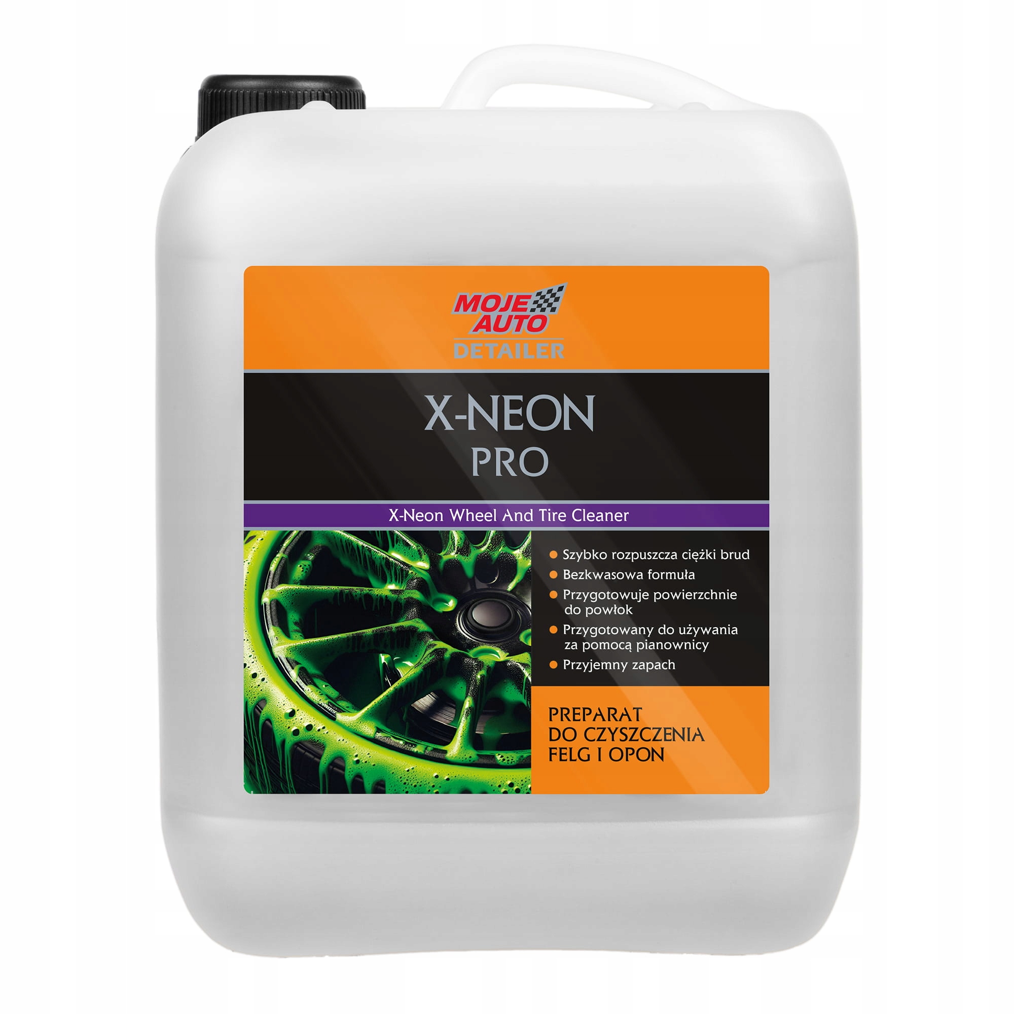 ŚRODEK DO CZYSZCZENIA FELG I OPON 5L X-N