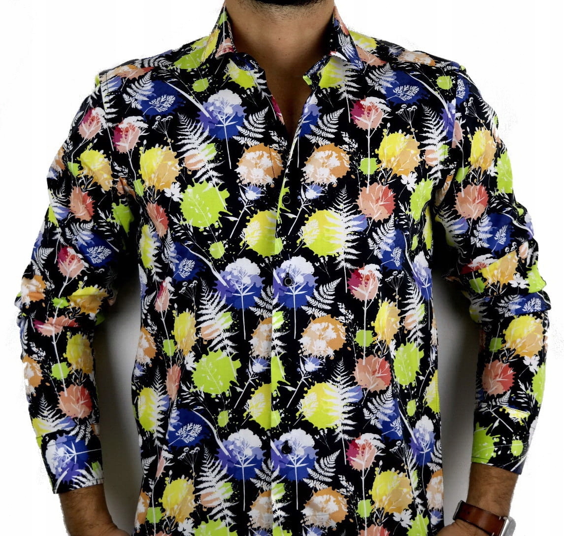 HARVEY JOHNSON Koszula męska HJ131 Rozm M 39/40