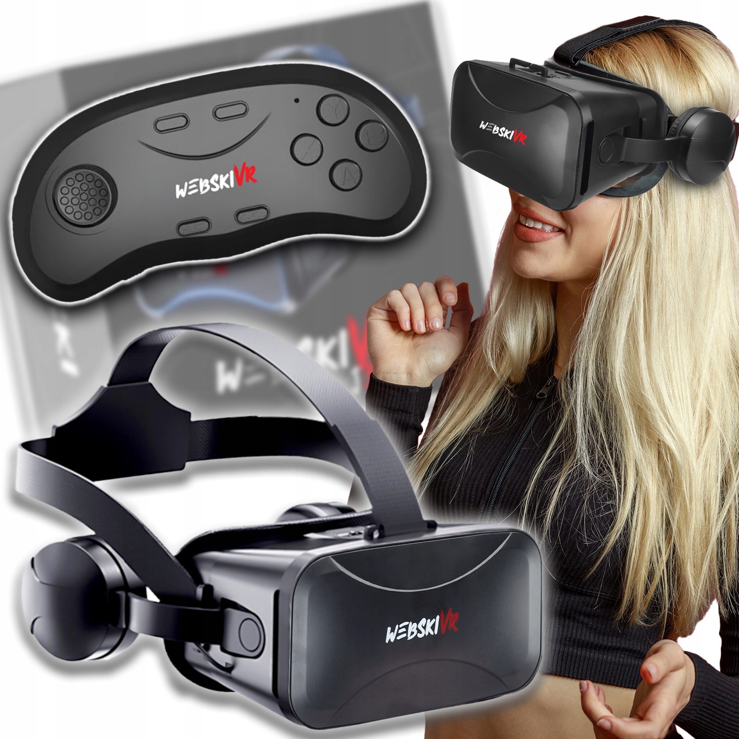 Virtuální Brýle Vr Sluchátka Pro Filmy Telefon Smartphone Gamepad