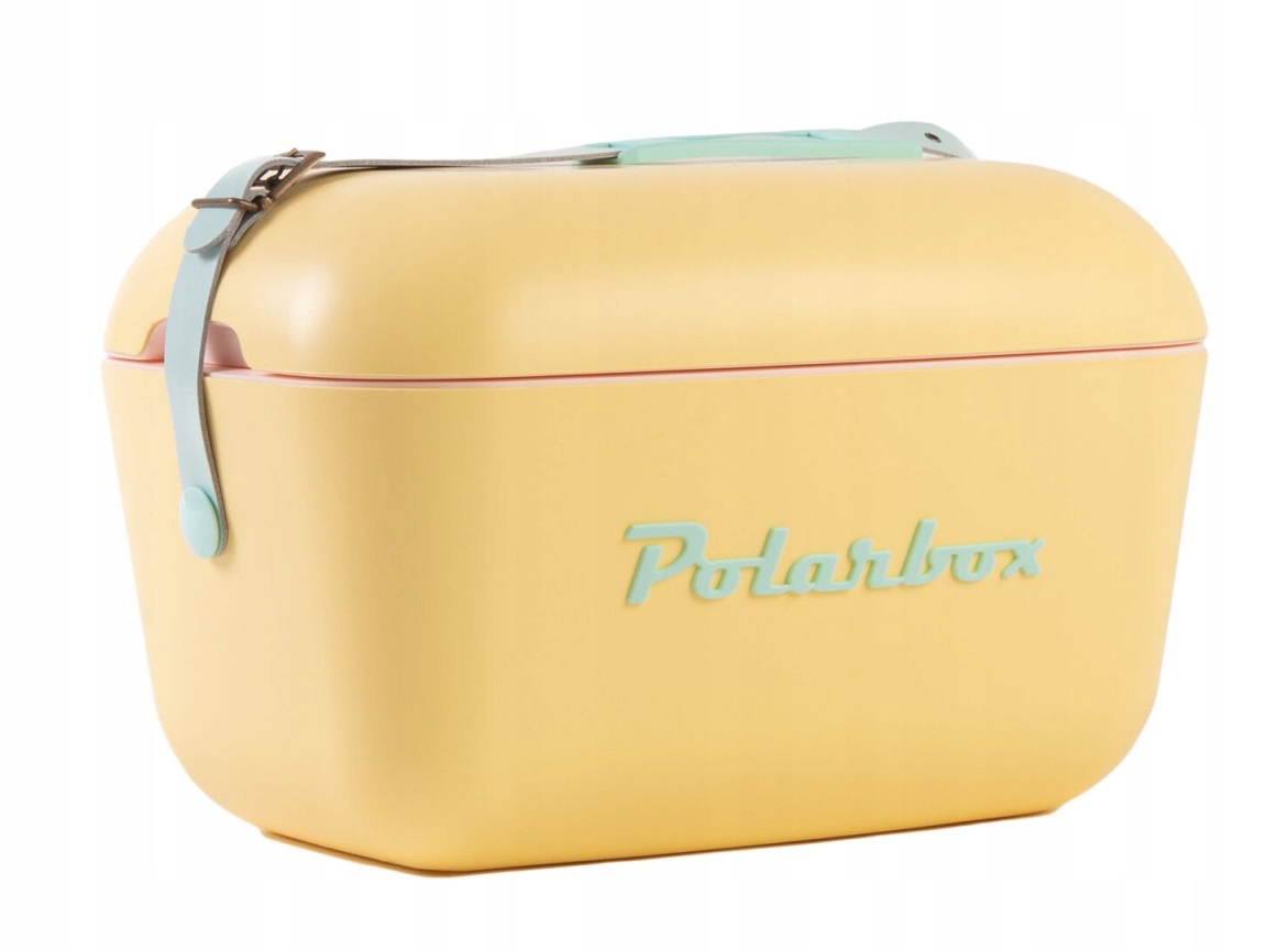 Lodówka turystyczna Polarbox żółty turkusowy 20L