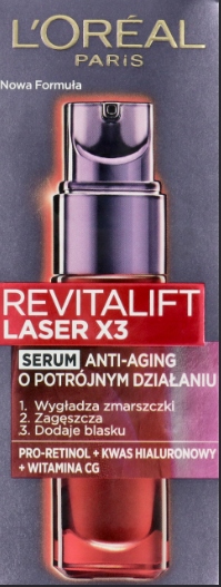 LOREAL Revitalift Laser X3 regenerujące serum 30ml Kod producenta 052224975