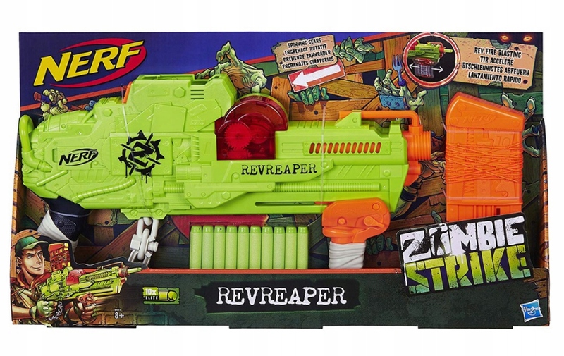 

Wyrzutnia Nerf Zombie Strike RevReaper 10 Strzałek
