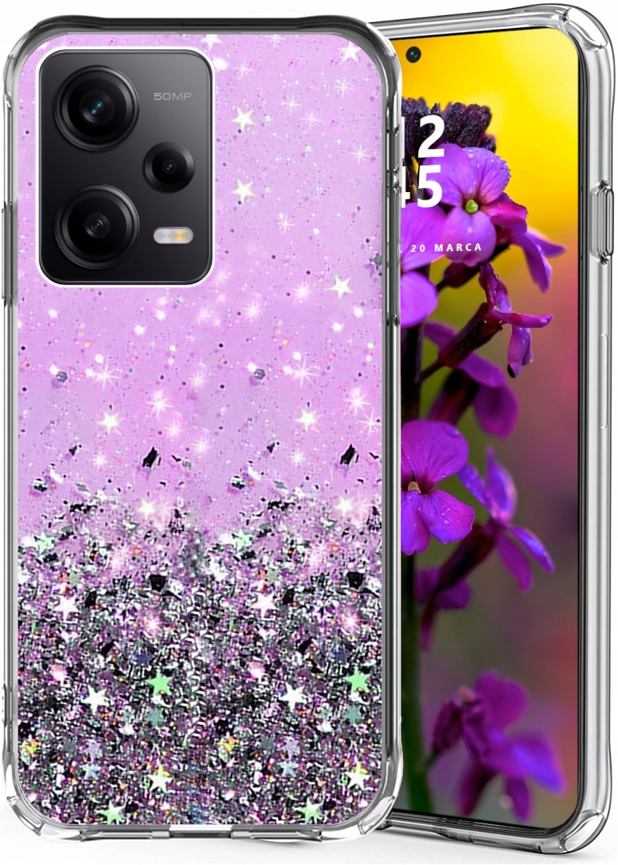 

Etui do Redmi Note 12 Pro+ Glitter Kolor Brokat
