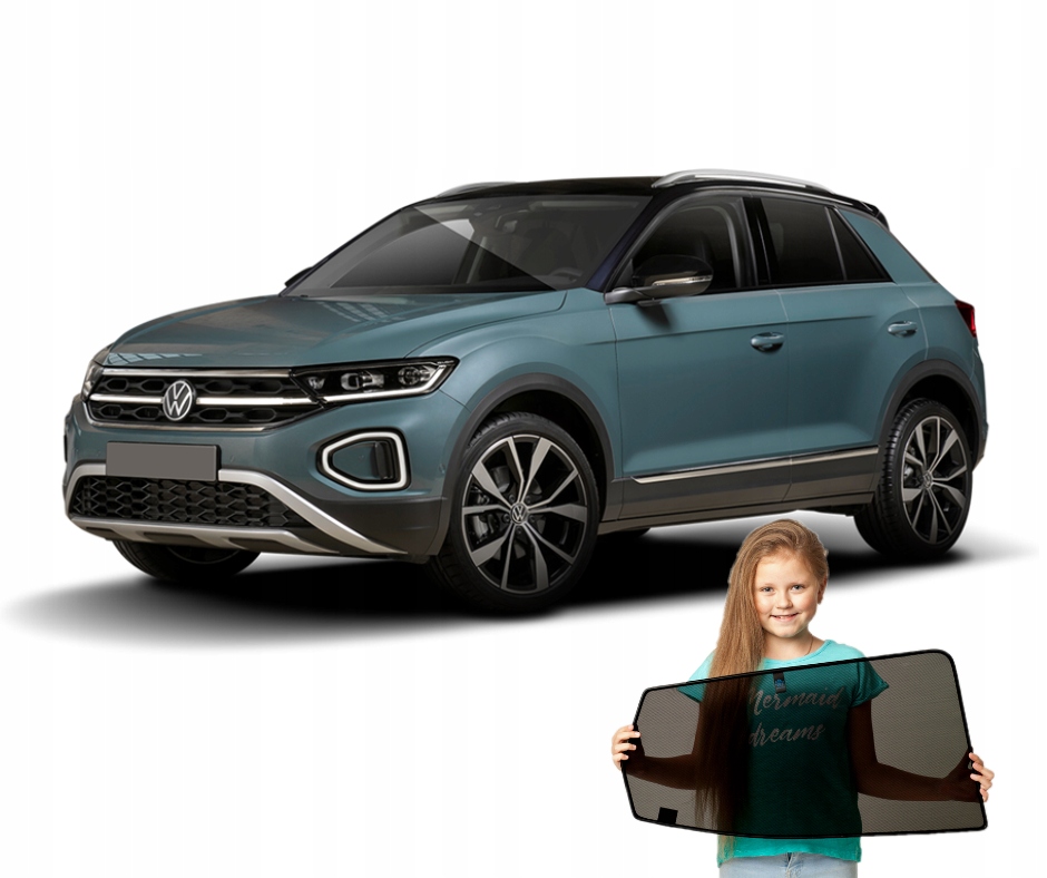 Slnečné clony určené pre Volkswagen T-Roc od roku 2017