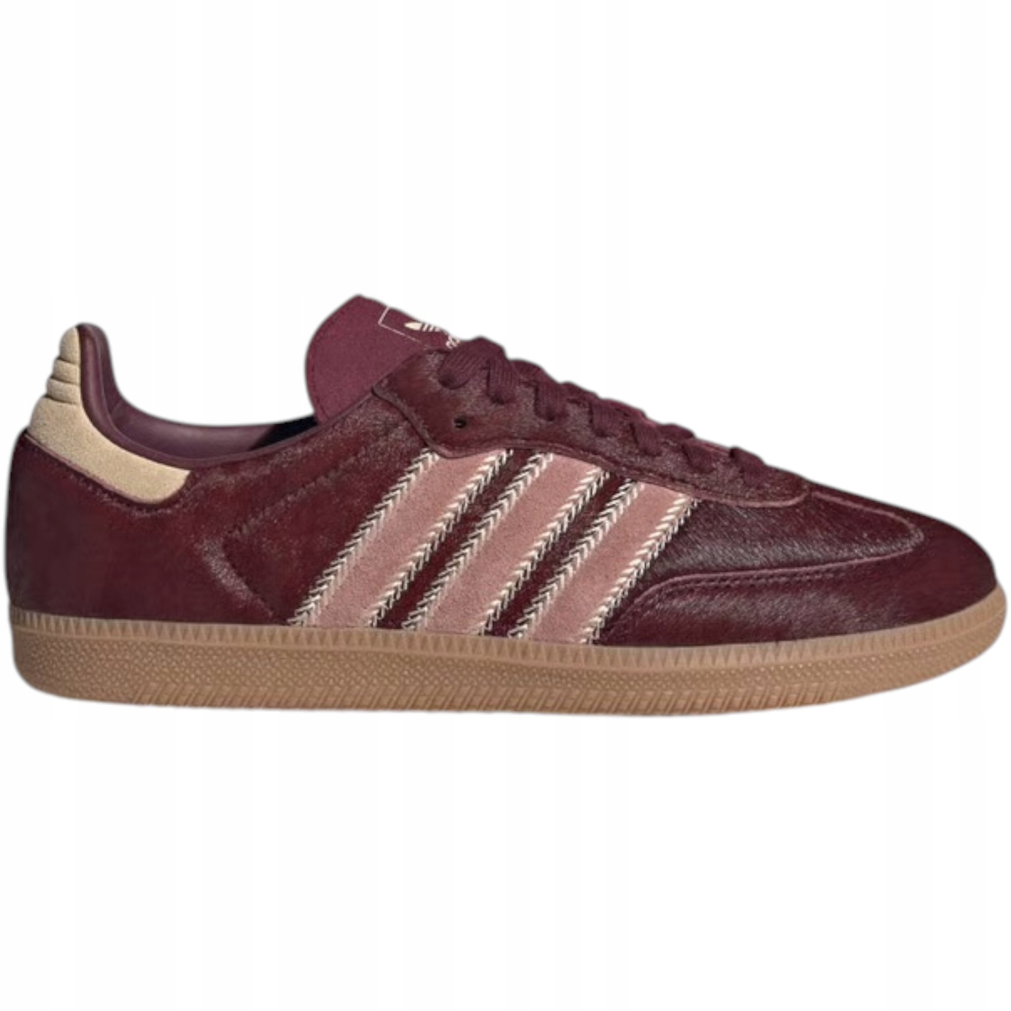 Dámské boty Adidas Samba Og JP5330 vínové kožené streetwear 38