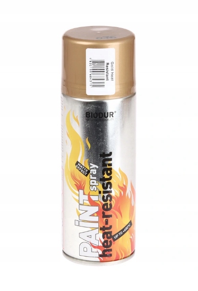

Farba W Sprayu 400ML Biodur Złoty Żaroodporny