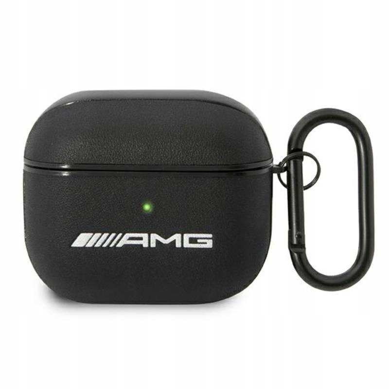 Amg Leather Big Logo Etui AirPods 3 (czarny)
