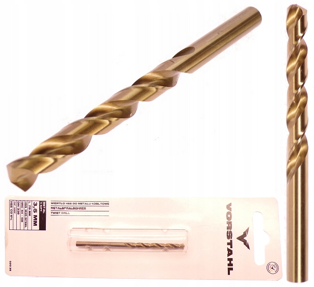 

Wiertło Kobaltowe Do Metalu 3,5 MM Hss-e HSS-Co 6%