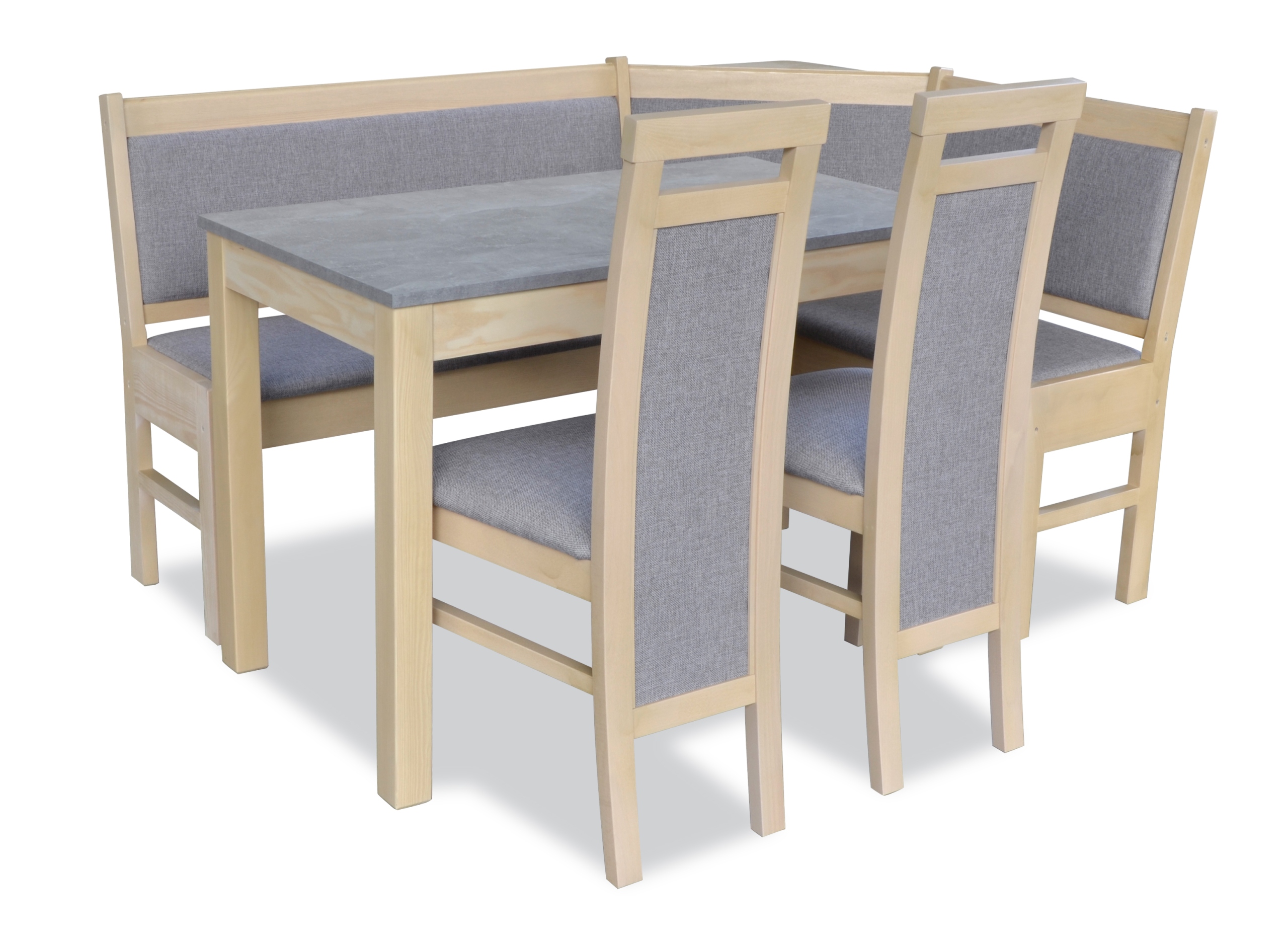 ROGÓWKA KUCHENNA N8 ZESTAW SONOMA krzesła taboret