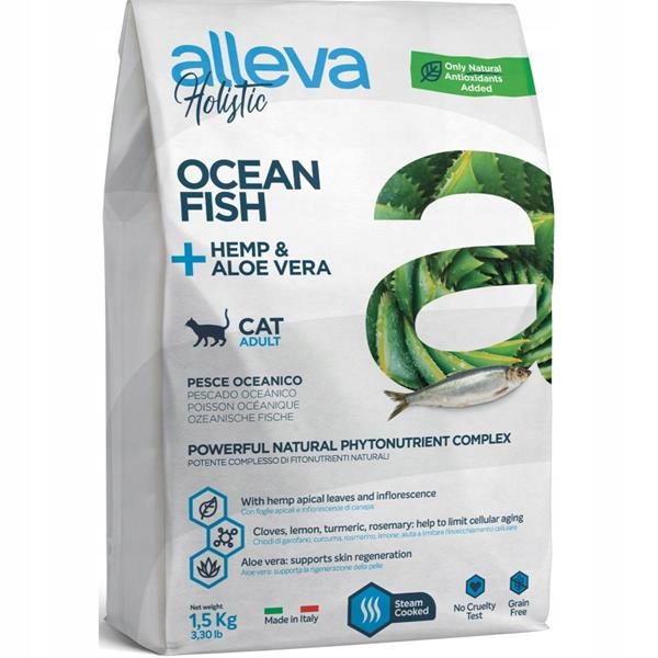 Levně Alleva Holistic Cat Dry Adult Ocean Fish 1,5kg