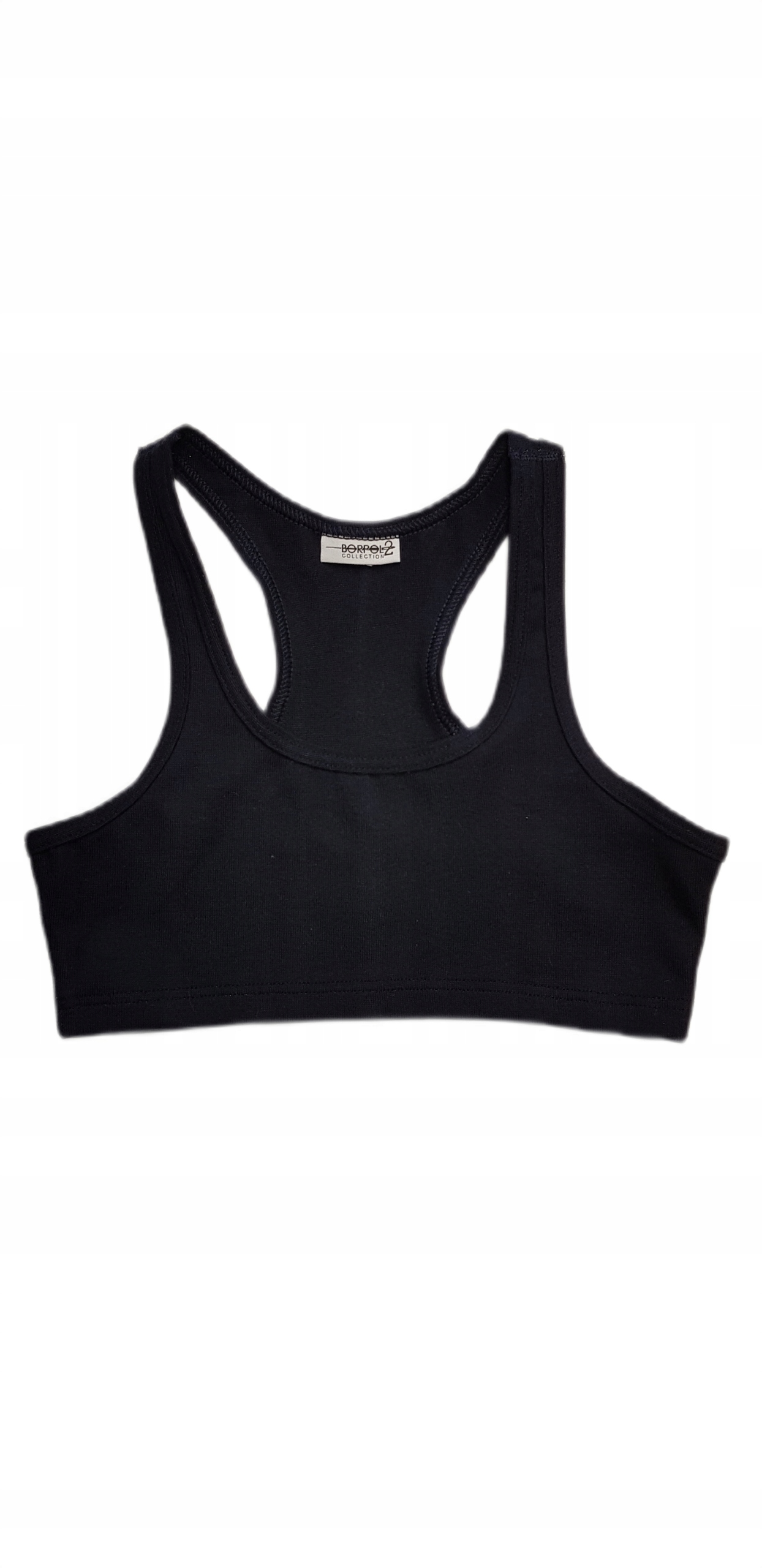 TOP SPORTOWY dziewczęcy TOP_1.1 beżowy CIELISTY do szkoły tańca na wiosnę Rodzaj sportowy