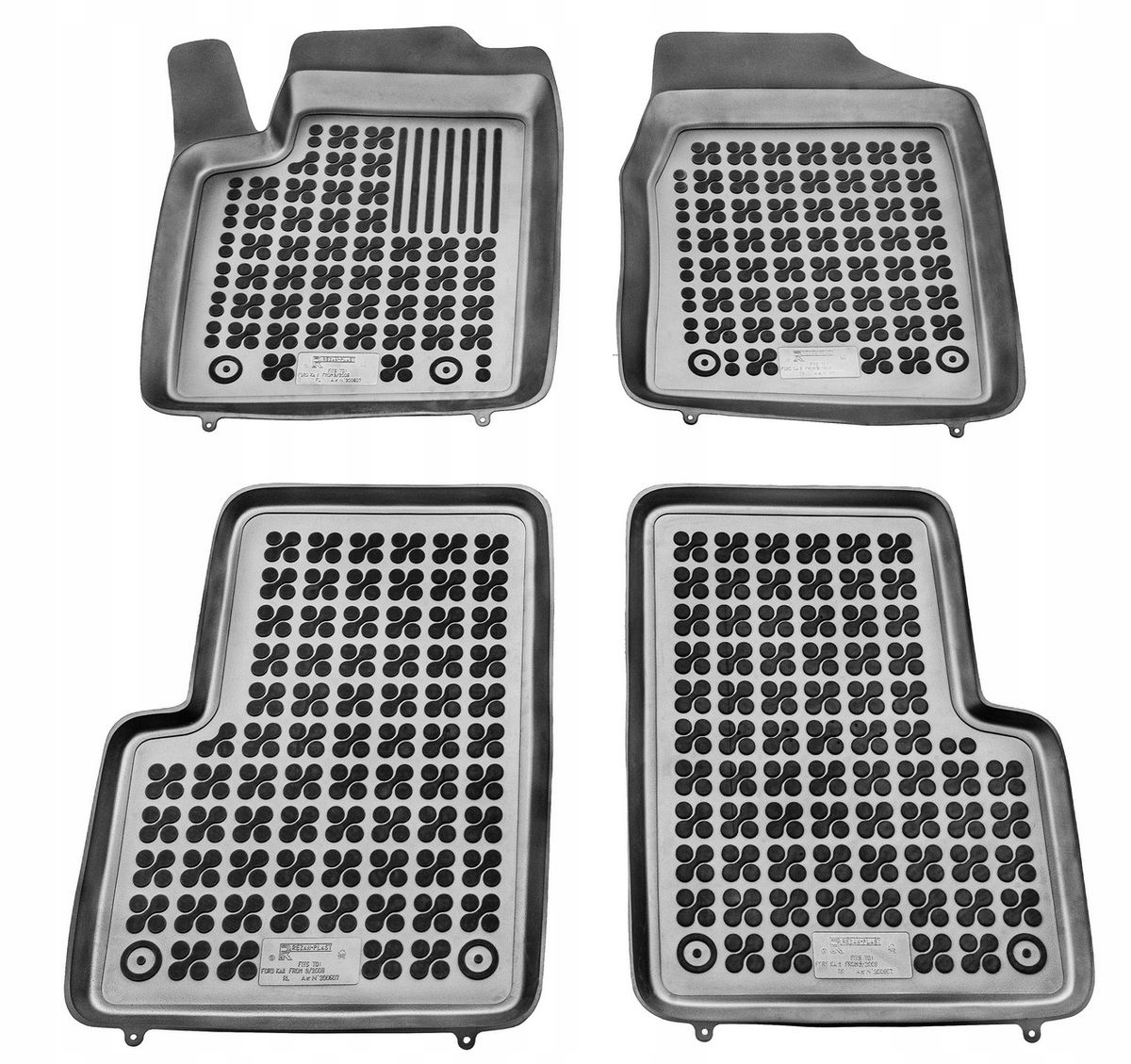 Gumové autokoberce Ford Ka II, 2008-2016