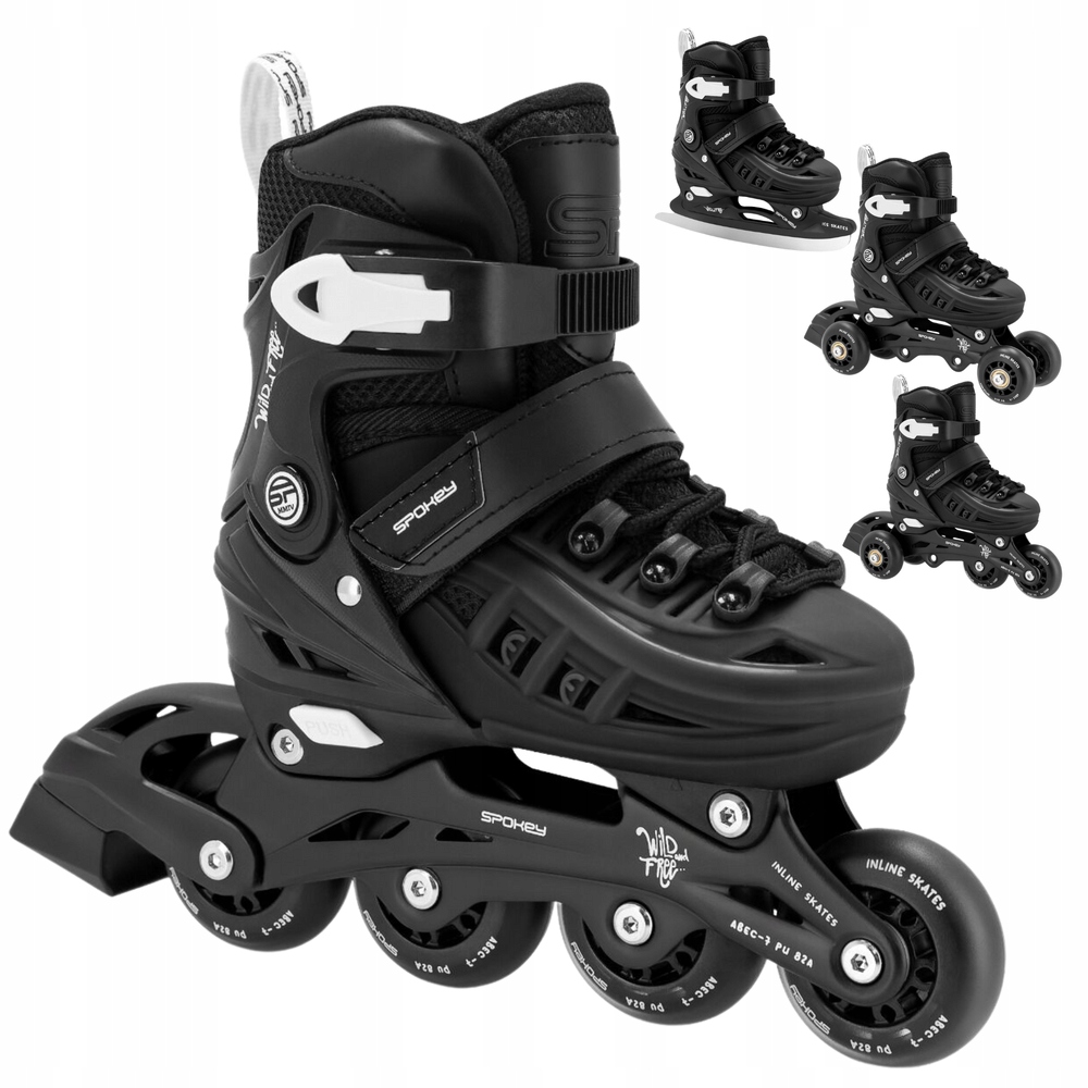 Brusle 2v1 4v1 Kolečkové Brusle Rekreační Brusle Na Led Nastavitelné Kolečkové Brusle Kolečkové brusle-Kolečkové Brusle