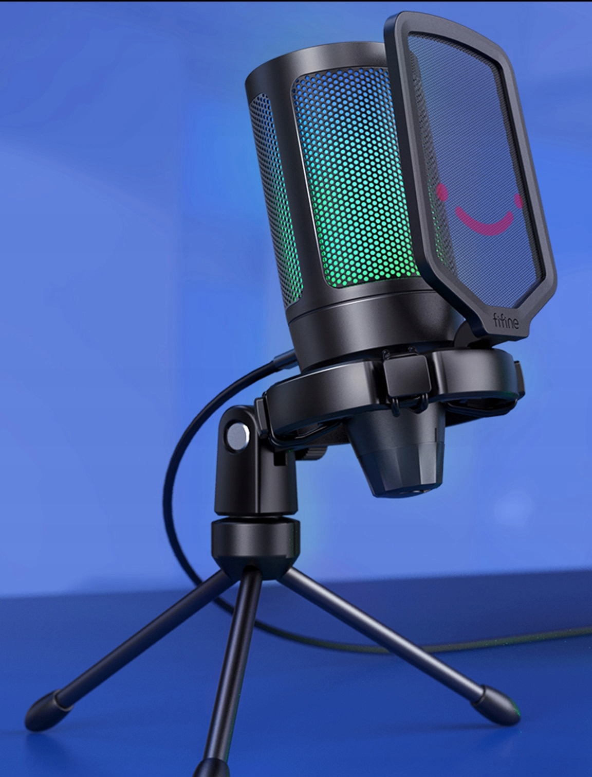 MIKROFON DO KOMPUTERA POJEMNOŚCIOWY USB LED RGB Kod producenta MIKROFON DO KOMPUTERA USB LED RGB