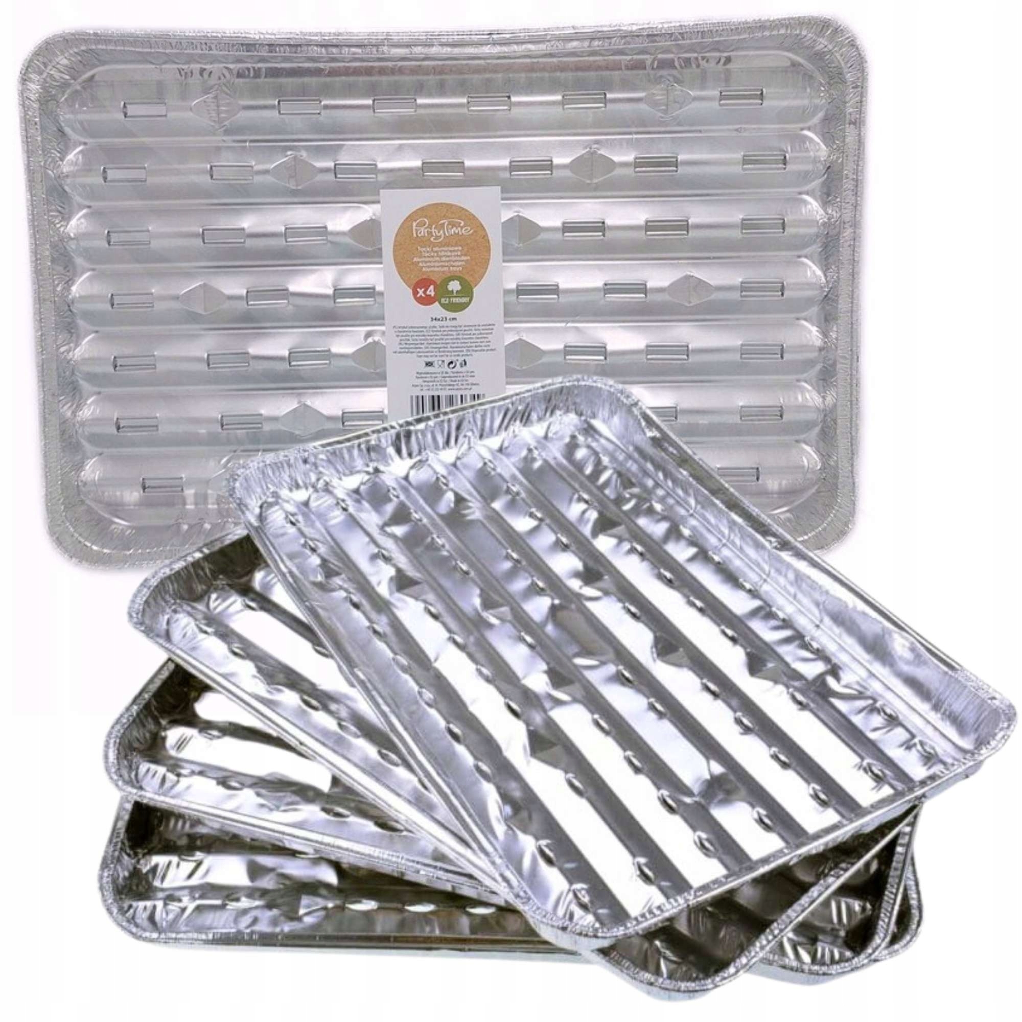 

Tacki Aluminiowe na Grilla 34x22,9cm 4szt