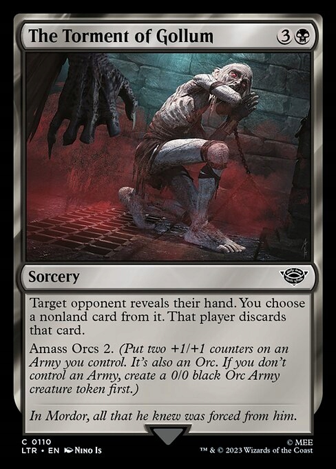 MtG: The Torment of Gollum (ltr) *foil*