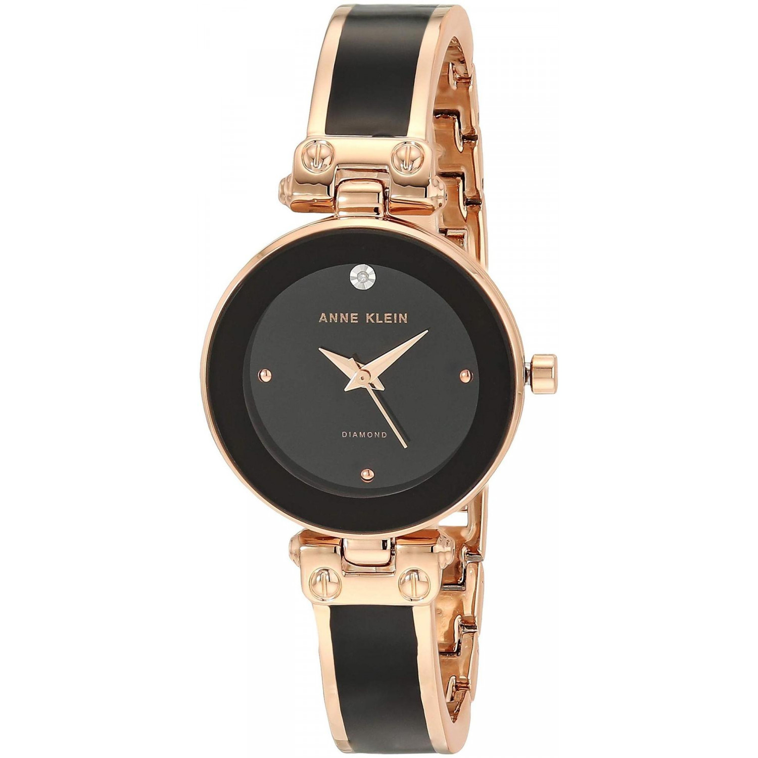 Dámské hodinky Anne Klein AK-1980BKRG černé
