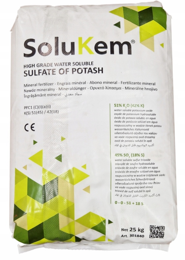Siarczan potasu SoluKem TESSENDERLO 25kg
