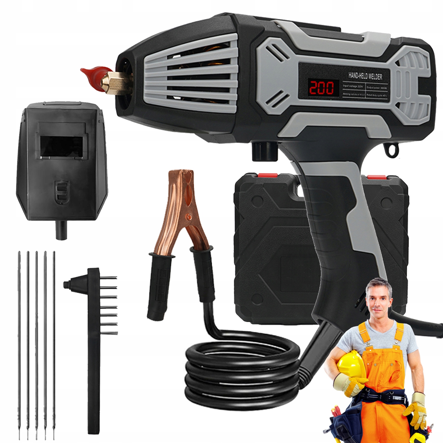 Ruční Svařovací Stroj Pro Svařovací Tyče O Průměru 3000 W, 2,5 MM – 3,2 MM