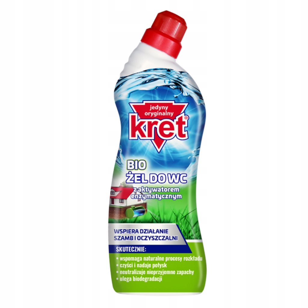 

Kret Bio Żel Wc z Aktywatorem Enzymatycznym 750g