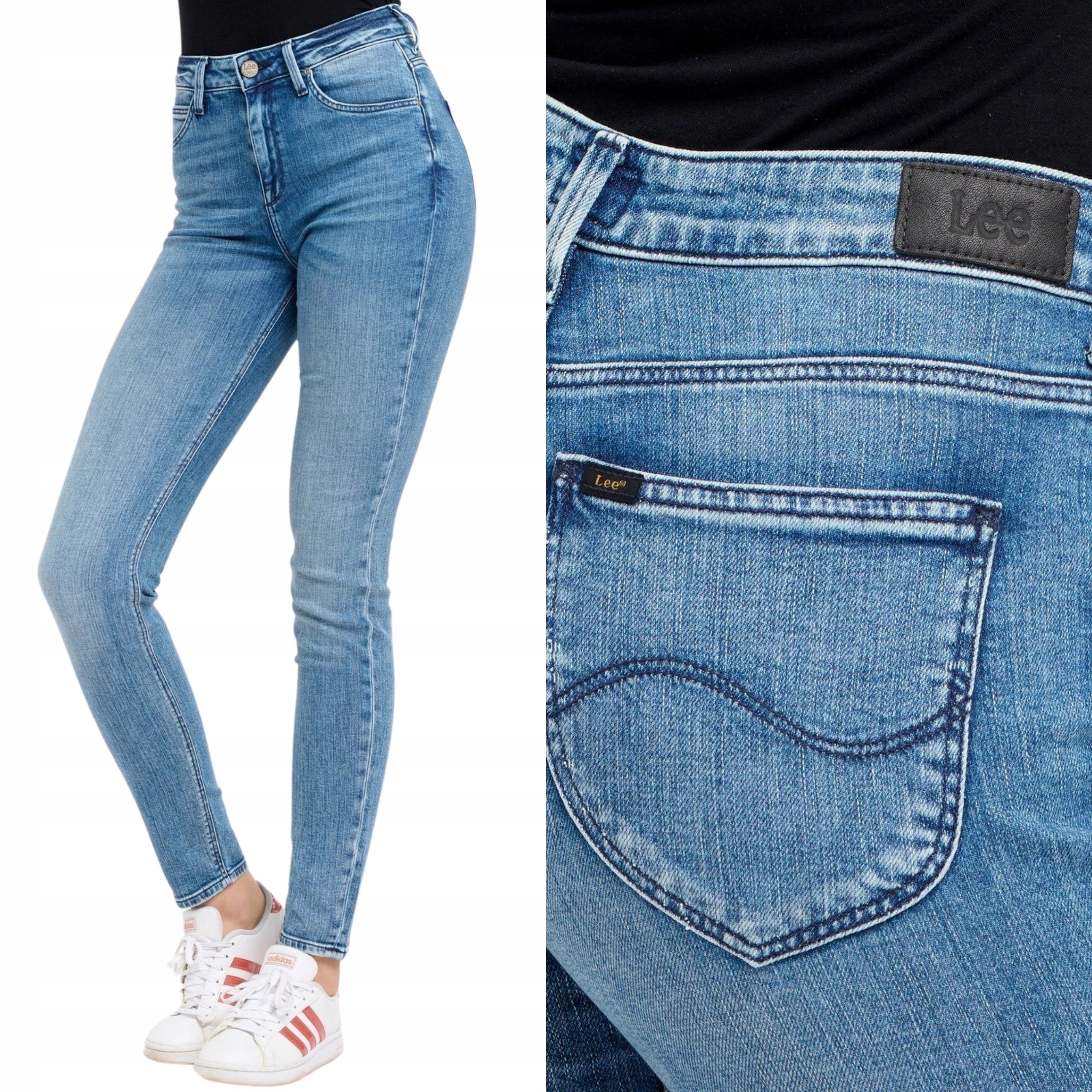 Lee džíny Skinny Scarlett High, úzké, dámské, W27 L33