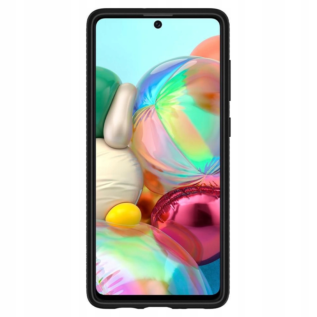 Plecki Spigen Liquid Air do Samsung Galaxy A51 czarne Kolor czarny