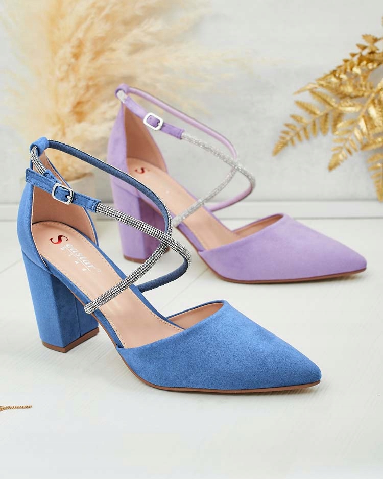 FIOLETOWE CZÓŁENKA DAMSKIE BRITICCA 39 Marka Royalfashion