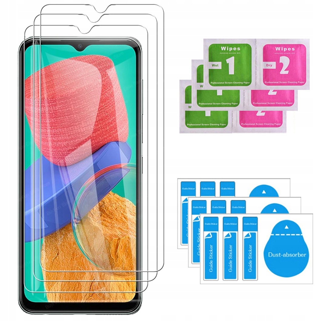 

3x Szkło Hartowane 9H do Samsung Galaxy M33 5G