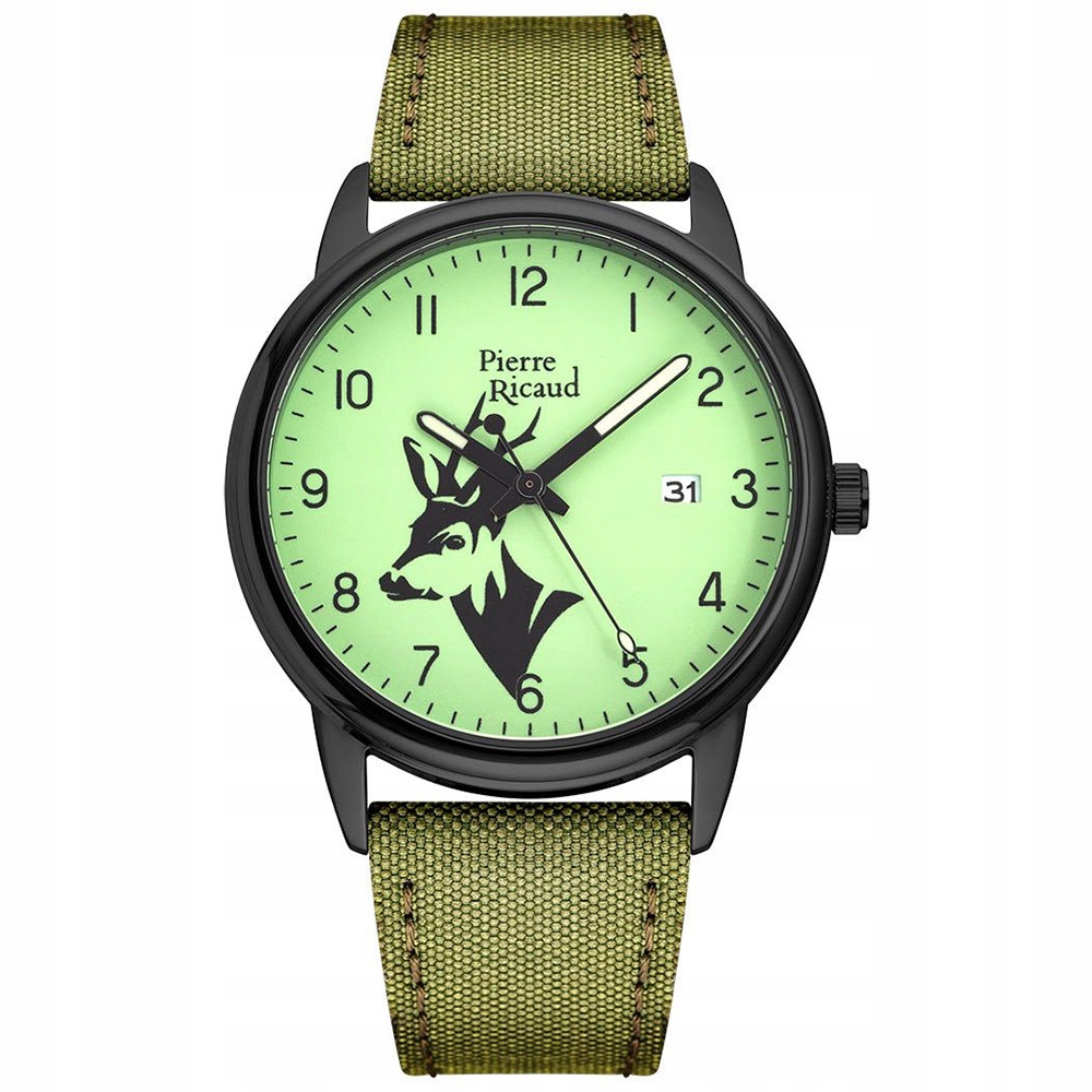 Pánské Hodinky Pierre Ricaud P97234.B82OROQ zelené
