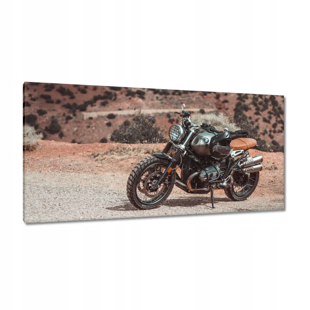 Obrazy 115x55 Motocykl v poušti