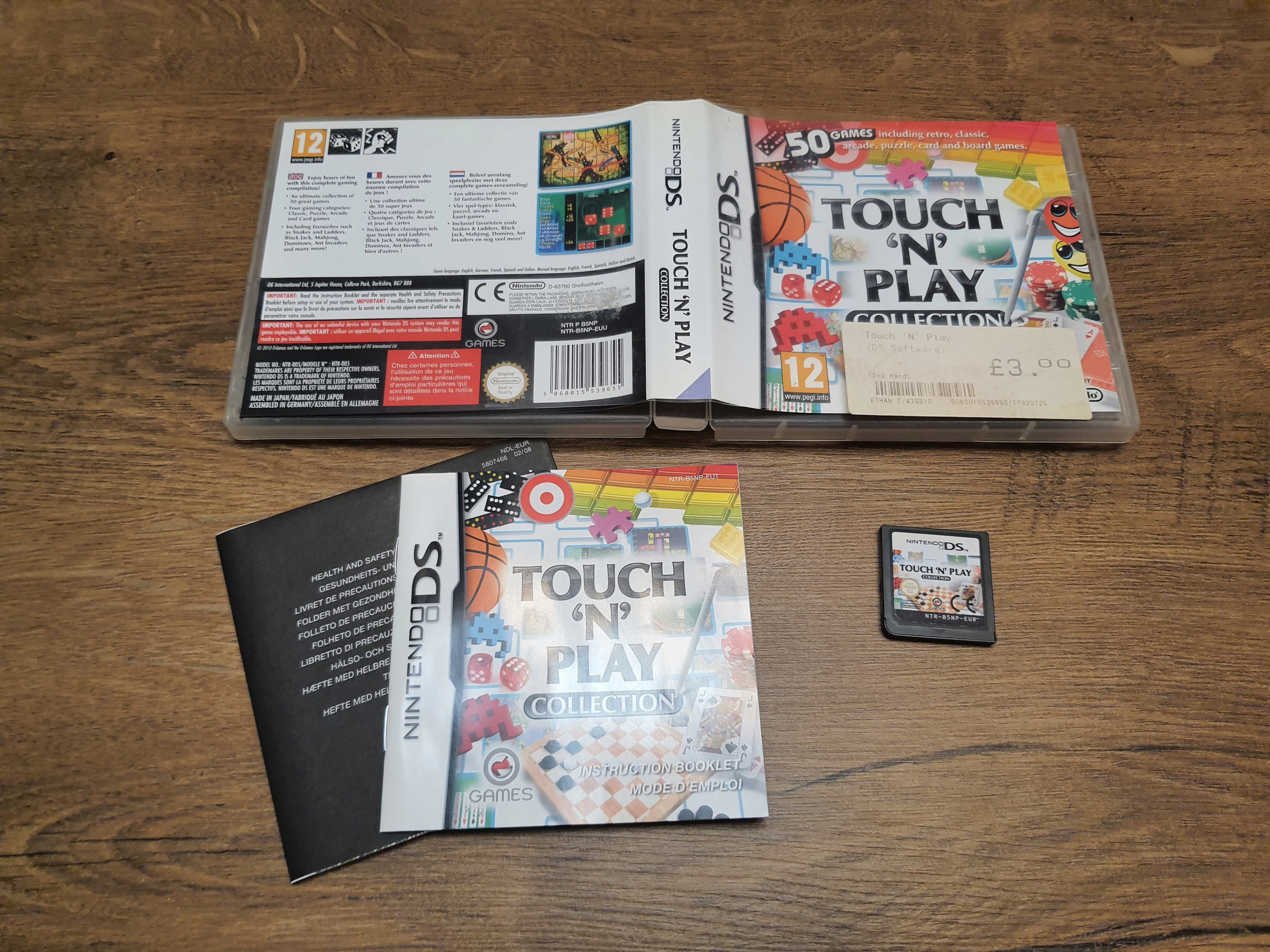 Touch `N` Play Nintendo DS Angielska Kompletna