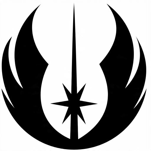 

Naklejka Star Wars Znak Zakon Jedi Obi-wan Kenobi
