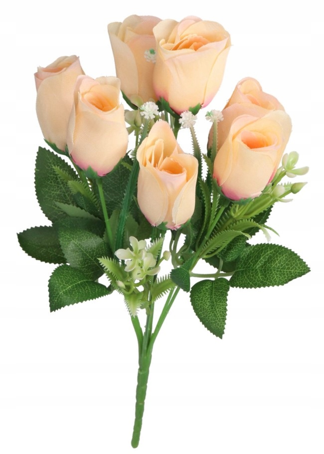 SZTUCZNE KWIATY JAK ŻYWE ROŚLINY RÓŻA RÓŻE BUKIET Wysokość maksymalna 32 cm
