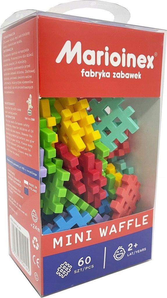 

Mini Waffle Wafle Marioinex 60 El. Klocki