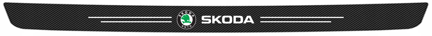 

Osłona naklejka na zderzak, bagażnik Skoda