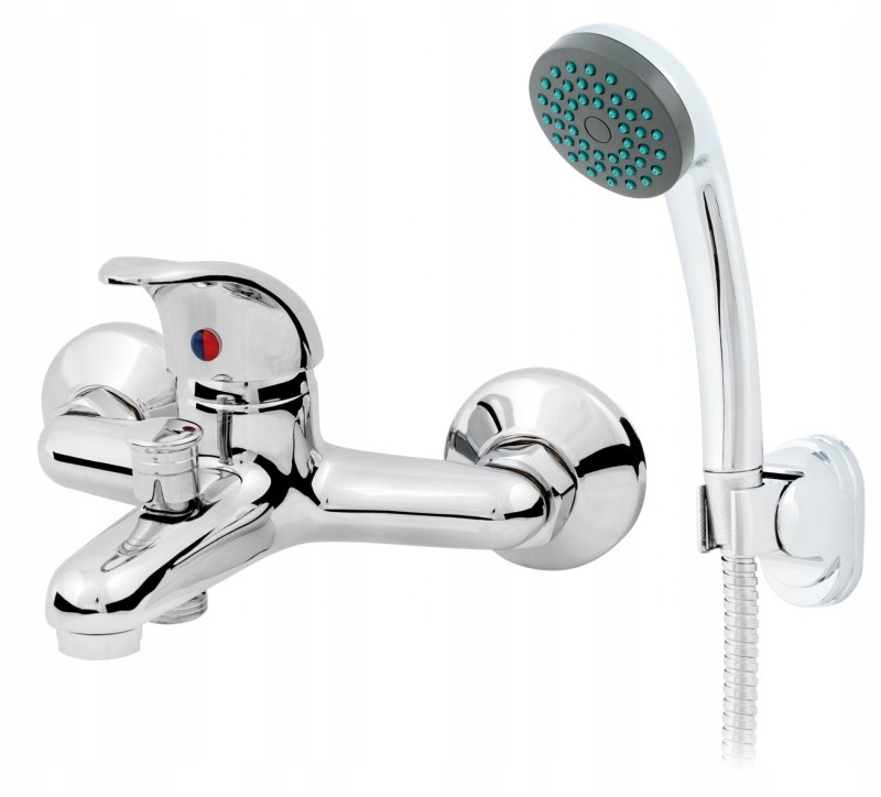 

Bateria Wannowa Ścienna Chrom Hydroland Jowisz