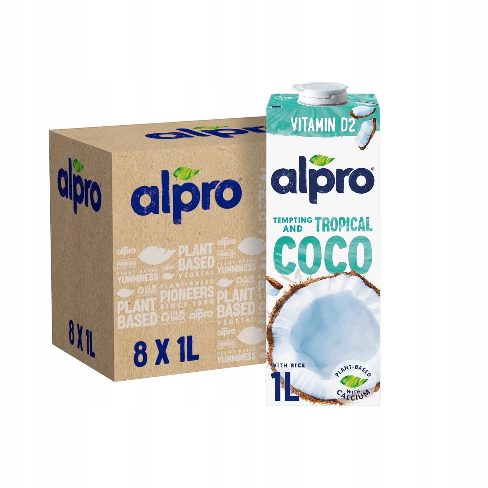 Zestaw 8x Alpro Napój Kokosowo-Ryżowy 1l