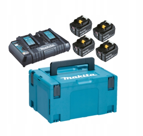 Makita 197626-8 Napájecí Sada 4x5,0Ah DC18RD